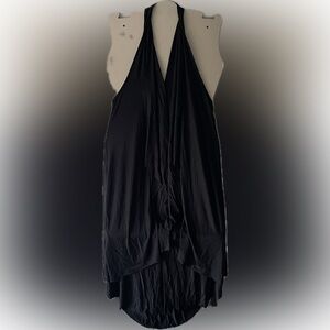 Women’s Beach and Swim Cover-up XL Black NWT New! Loose with open back - CoverMe